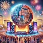 Las Vegas Sphere venue preparing for a July 4 celebration