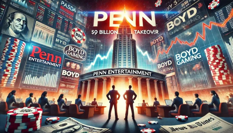 Penn Entertainment shares surging on the $9 billion Boyd Gaming takeover