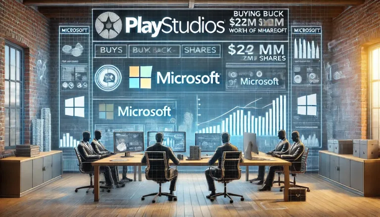 Playstudios buying back $24.6M worth of shares from Microsoft