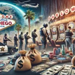 gambling raids in San Diego and Michigan