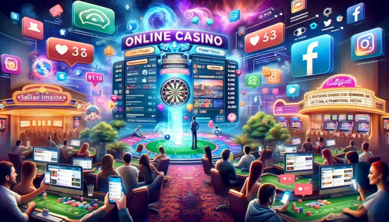 social media on online casino marketing