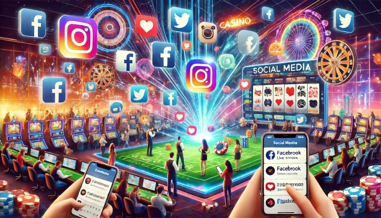 social media on online casino marketing and player engagement