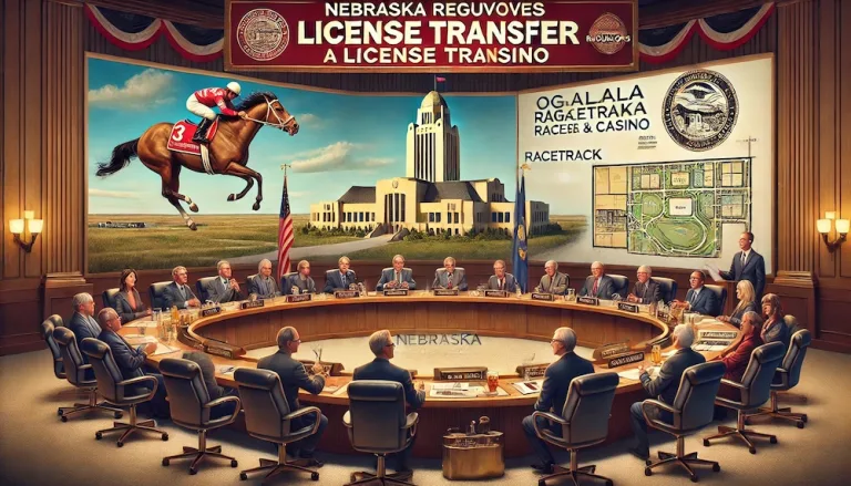 Nebraska regulators approving a license transfer for the new Ogallala racetrack and casino