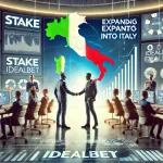 Stake Expands into Italy