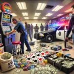 illegal gambling operation uncovered in a Tennessee convenience store raid