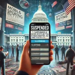 suspension of mobile sports betting in Washington, DC