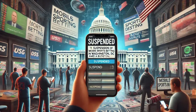 suspension of mobile sports betting in Washington, DC