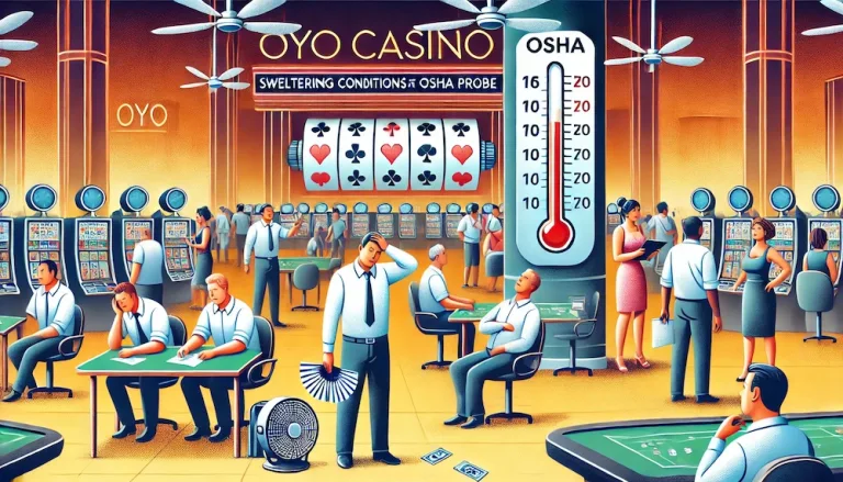 sweltering conditions at OYO Casino