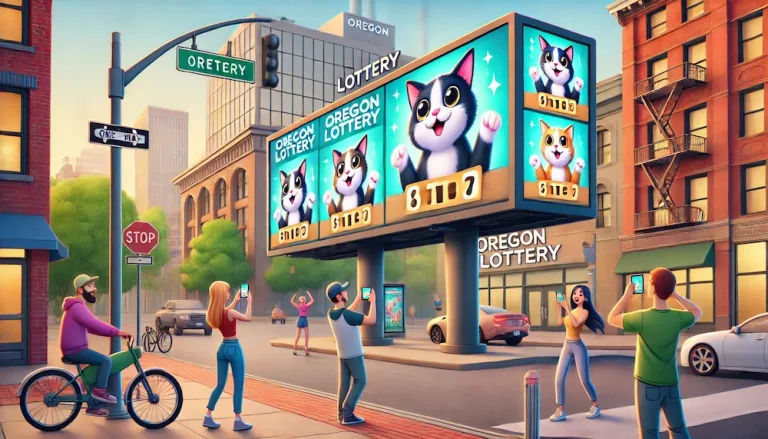 Oregon Lottery billboards being hacked to display cute cat animations